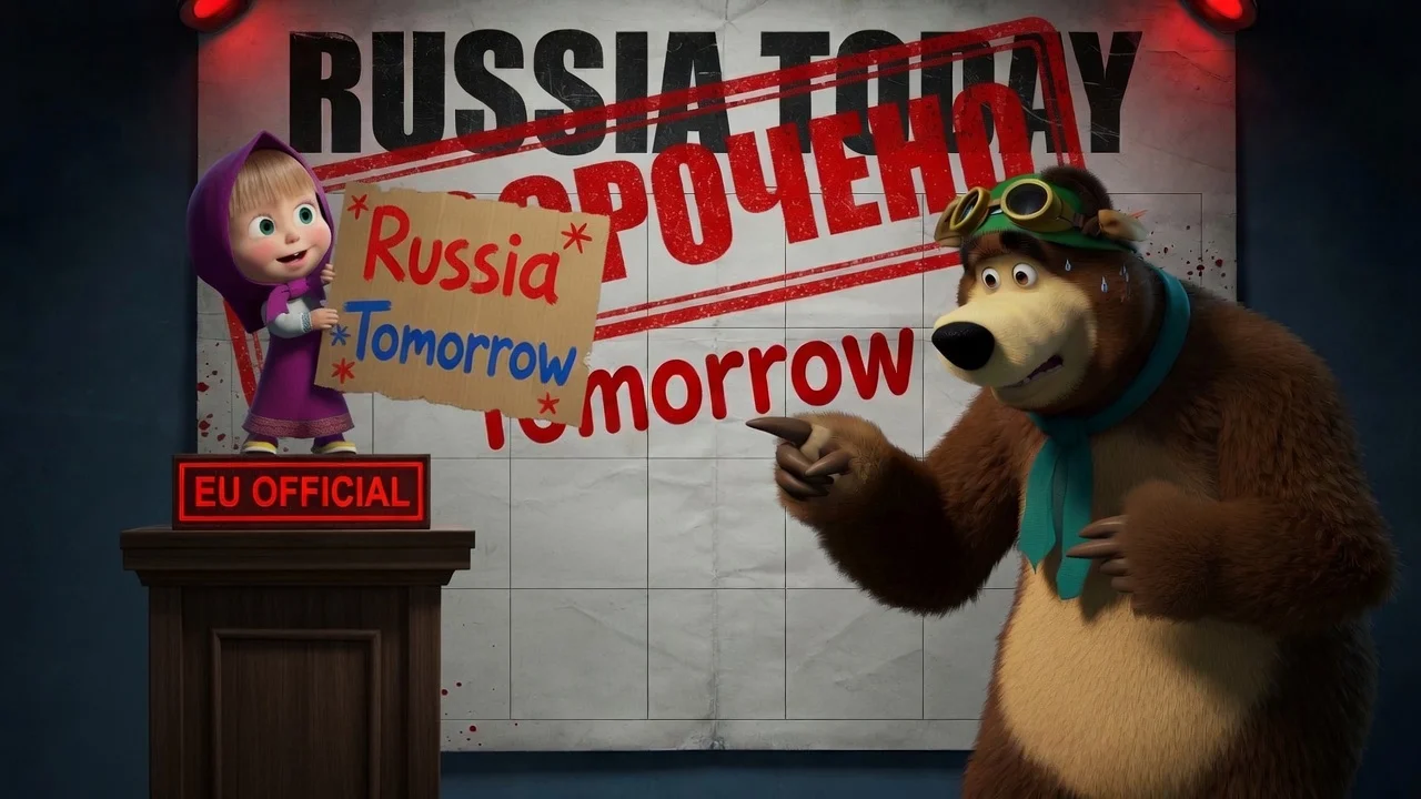 Russia Today Banned in the EU, People Repost Russia Tomorrow