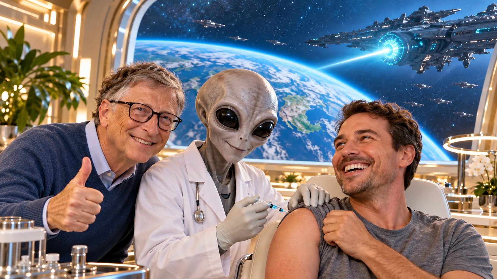 Governments Deny Alien Doom Ultimatum Influenced Vaccine Recommendations