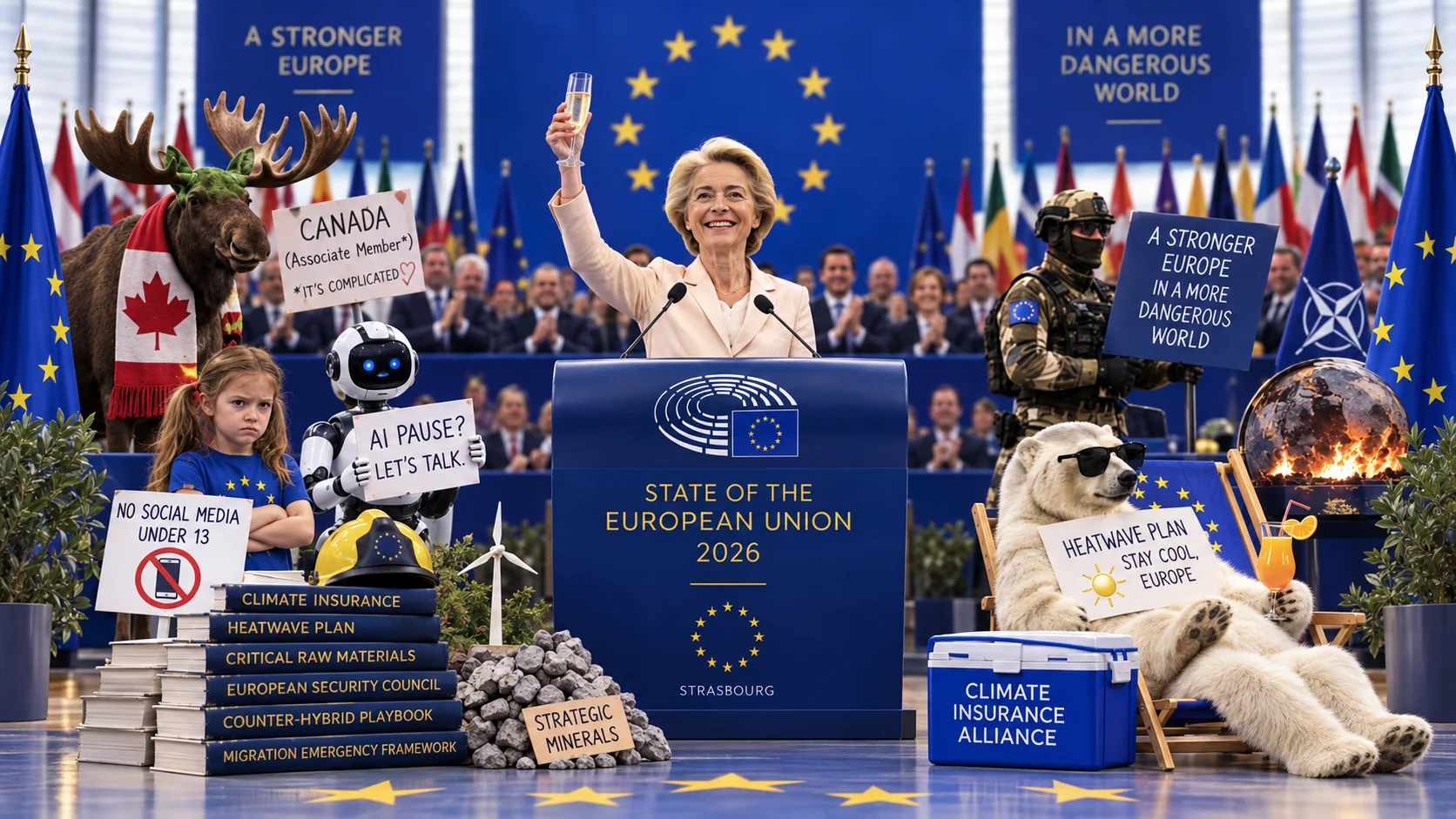 Europe Celebrates Being Stronger and More Precarious Than Ever