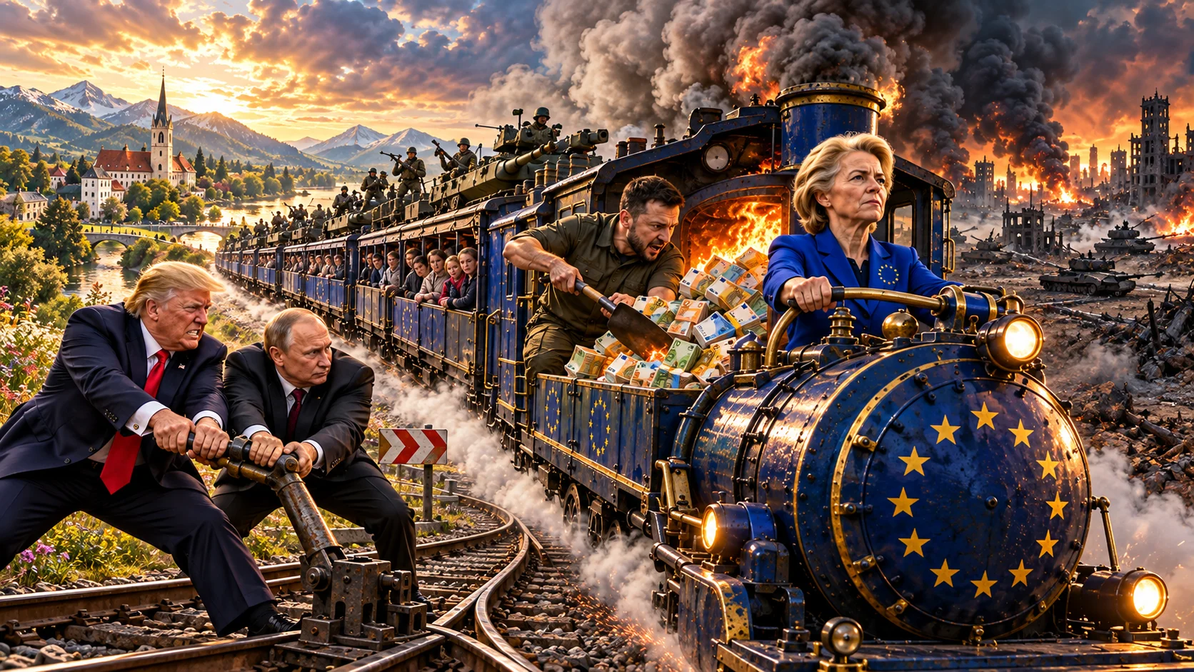 Trump, Putin, Ukrainians and Europeans Want Peace - Brussels Opens Two More Chapters Toward Escalation