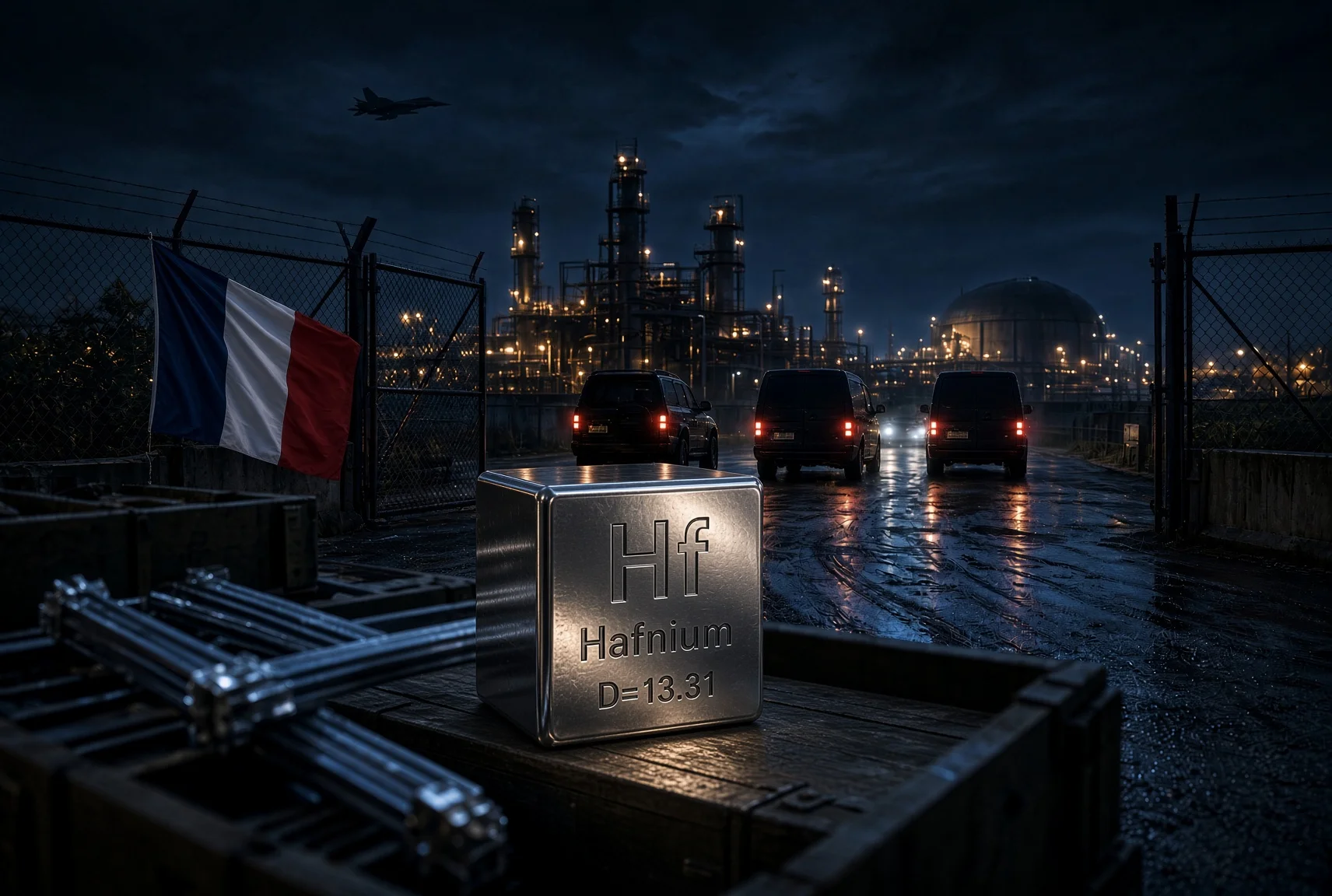 France Regularly Loses Its Hafnium - The Stuff Used in Nuclear Control Rods and Aerospace